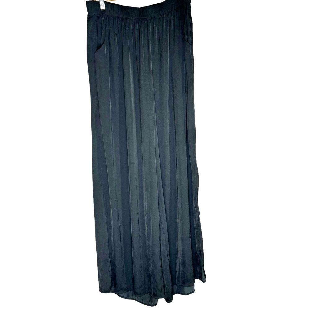 Women JLo  Pants Wide Leg Pant Split Hem Casual Long Lounge Large